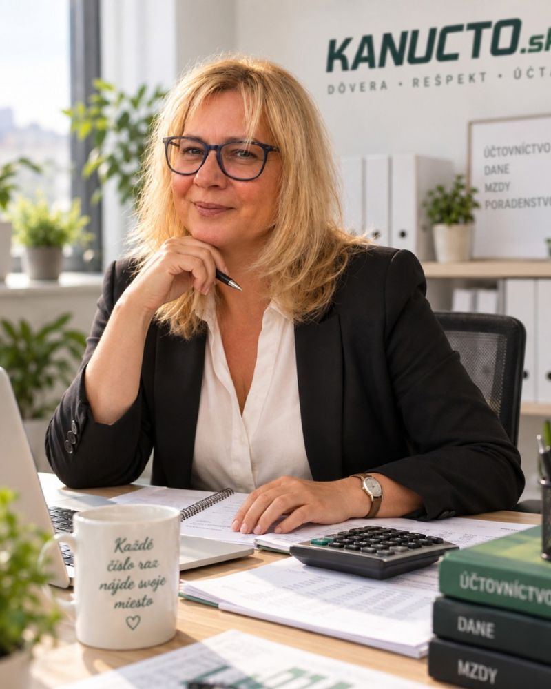 Kamila Antoniová – účtovníctvo, dane a mzdy | Kanucto.